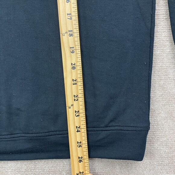 Orvis Sweater Black Modal Polyester Spandex Long Sleeve Crew Neck Women’s Medium - Picture 7 of 9